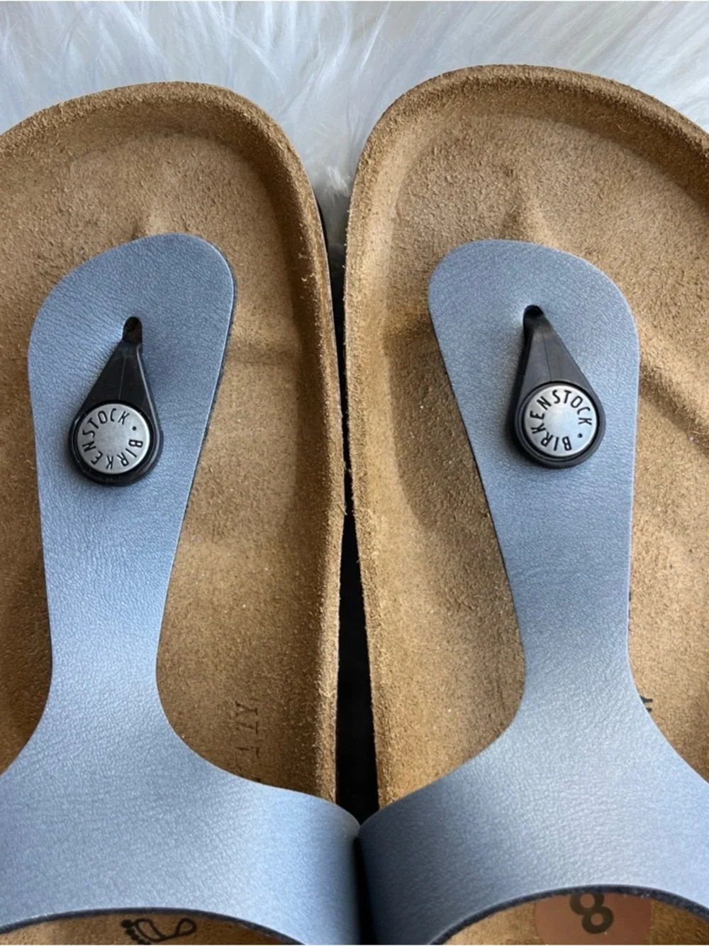🆕Birkenstock Gizeh Grey
Metallic Thong Sandal Size 8 - Picture 6 of 9